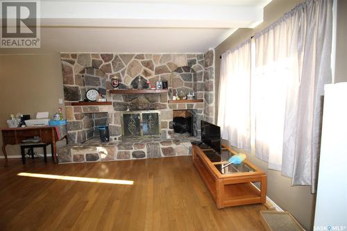 308 2Nd Avenue W, Frontier, SK - Indoor With Fireplace