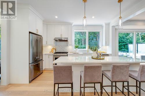 4 Tredvalley Grove, Toronto, ON - Indoor Photo Showing Kitchen With Stainless Steel Kitchen With Upgraded Kitchen