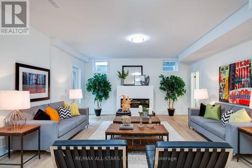 4 Tredvalley Grove, Toronto, ON - Indoor Photo Showing Living Room