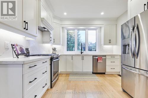 64 Bradley Boulevard, Clarington, ON - Indoor Photo Showing Kitchen With Stainless Steel Kitchen With Upgraded Kitchen