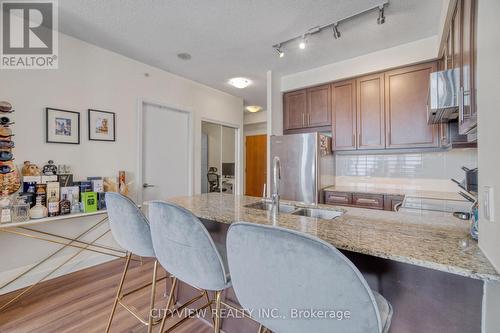 3501 - 3975 Grand Park Drive, Mississauga, ON - Indoor Photo Showing Kitchen With Stainless Steel Kitchen With Double Sink