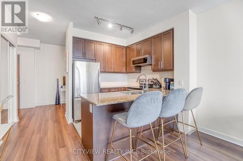 3501 - 3975 Grand Park Drive, Mississauga, ON - Indoor Photo Showing Kitchen With Stainless Steel Kitchen With Double Sink