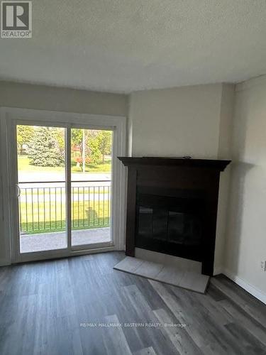 202B - 221 North Park Street, Belleville, ON - Indoor Photo Showing Living Room With Fireplace