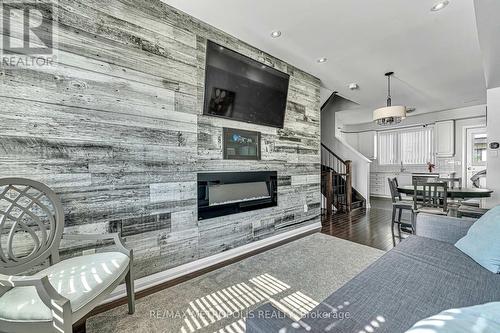 155 Stanley Greene Boulevard, Toronto, ON - Indoor Photo Showing Living Room With Fireplace