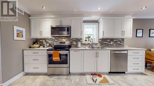 11 Mullock Street, St. John'S, NL - Indoor Photo Showing Kitchen With Double Sink With Upgraded Kitchen