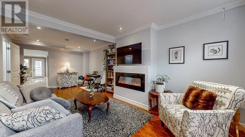 11 Mullock Street, St. John'S, NL - Indoor Photo Showing Living Room With Fireplace