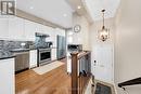 8 - 275 Van Dusen Boulevard, Toronto, ON  - Indoor Photo Showing Kitchen With Stainless Steel Kitchen With Upgraded Kitchen 