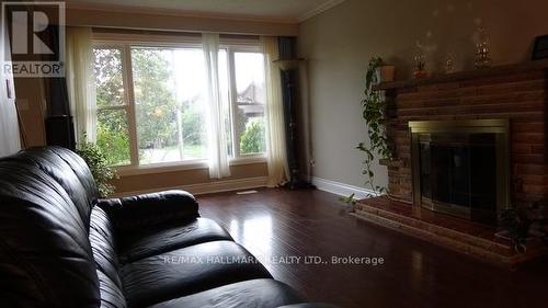 390 Gibbons Street, Oshawa, ON - Indoor Photo Showing Living Room With Fireplace