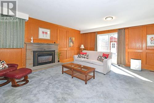 736 West Shore Boulevard, Pickering, ON - Indoor Photo Showing Living Room With Fireplace