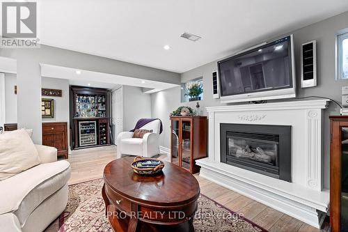 32 River View Drive, Brampton, ON - Indoor Photo Showing Living Room With Fireplace