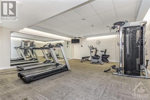 2760 Carousel Crescent Unit#1501, Ottawa, ON - Indoor Photo Showing Gym Room