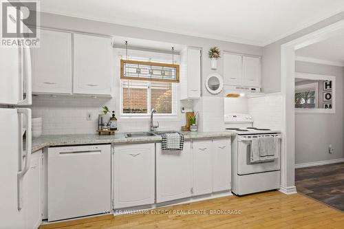 24 Goodfellow Street, Whitby (Lynde Creek), ON - Indoor Photo Showing Kitchen With Double Sink