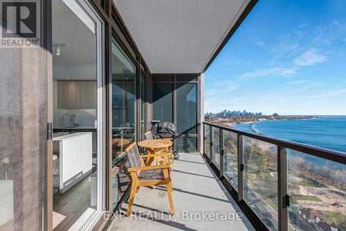 2510 - 1926 Lake Shore Boulevard W, Toronto, ON - Outdoor With Body Of Water With Balcony With View With Exterior