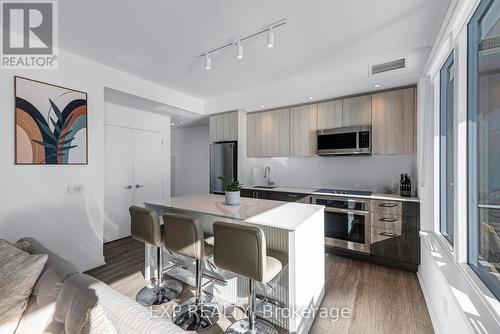 2510 - 1926 Lake Shore Boulevard W, Toronto, ON - Indoor Photo Showing Kitchen With Stainless Steel Kitchen With Upgraded Kitchen