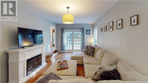 43 Elliot Road, Quispamsis, NB - Indoor Photo Showing Living Room With Fireplace