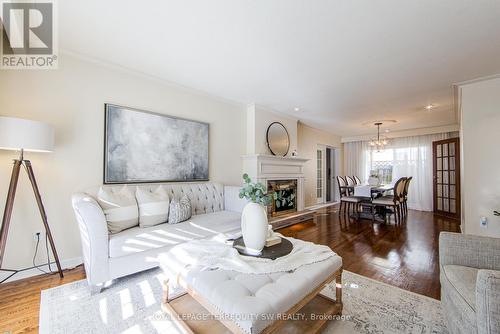 69 Ashmount Crescent, Toronto, ON - Indoor Photo Showing Living Room With Fireplace