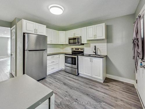 1383 Cannon St E, Hamilton, ON - Indoor Photo Showing Kitchen With Stainless Steel Kitchen