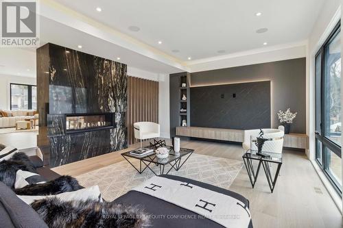 38 Bevdale Road, Toronto, ON - Indoor Photo Showing Living Room With Fireplace