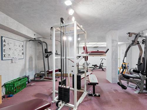 1101-327 Maitland St, Victoria, BC - Indoor Photo Showing Gym Room