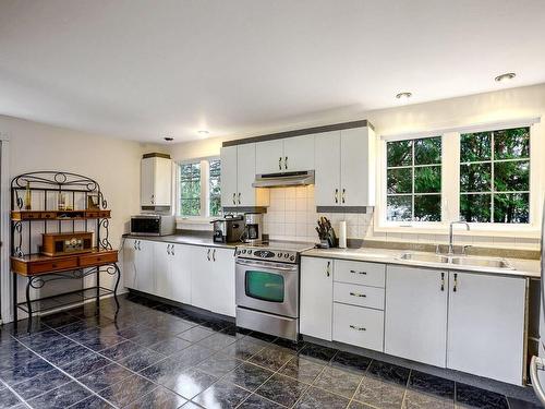 Cuisine - 2725 Rue Dufour, Sainte-Julienne, QC - Indoor Photo Showing Kitchen With Double Sink