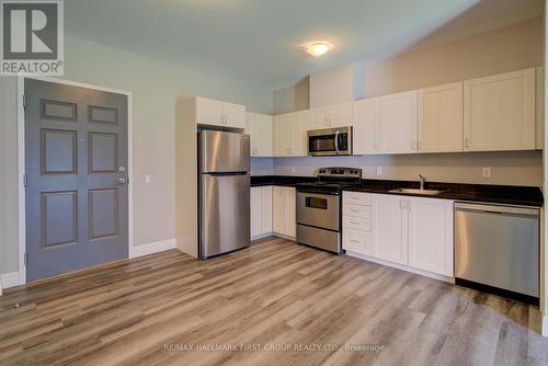 212 - 501 Frontenac Street, Kingston, ON - Indoor Photo Showing Kitchen With Stainless Steel Kitchen