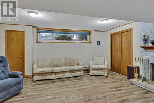 1188 Huron Street, Peterborough (Northcrest), ON - Indoor Photo Showing Living Room With Fireplace