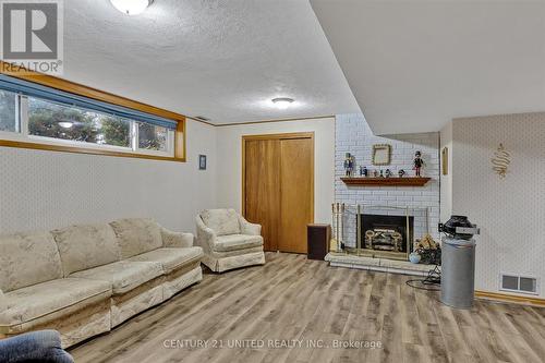 1188 Huron Street, Peterborough (Northcrest), ON - Indoor Photo Showing Living Room With Fireplace