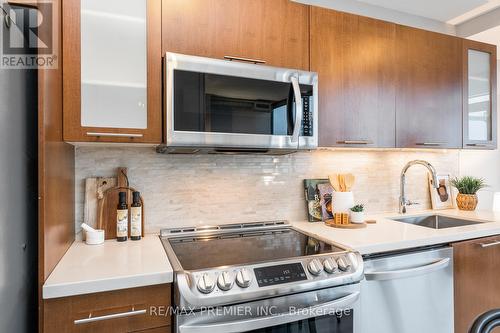 2506 - 33 Mill Street, Toronto, ON - Indoor Photo Showing Kitchen With Stainless Steel Kitchen With Upgraded Kitchen