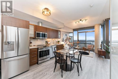 2506 - 33 Mill Street, Toronto, ON - Indoor Photo Showing Kitchen With Stainless Steel Kitchen