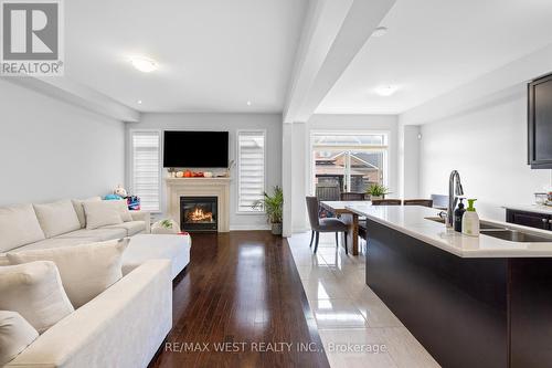 68 Killington Avenue, Vaughan, ON - Indoor Photo Showing Living Room With Fireplace