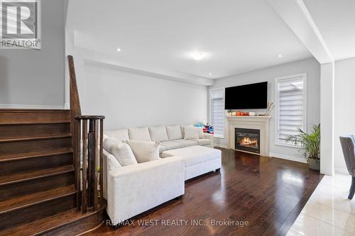 68 Killington Avenue, Vaughan, ON - Indoor Photo Showing Living Room With Fireplace