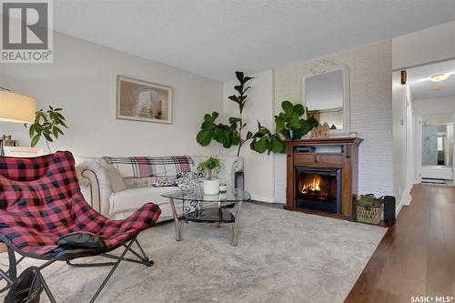 2534 Pasqua Street, Regina, SK - Indoor Photo Showing Living Room With Fireplace