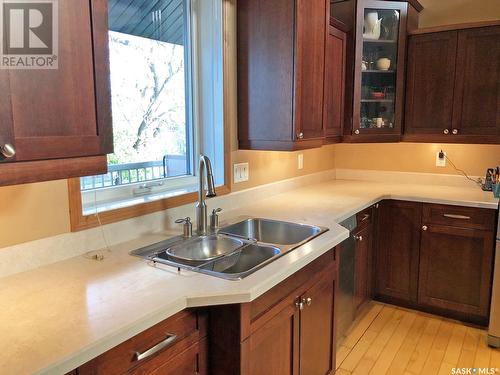 717 3Rd Avenue W, Meadow Lake, SK - Indoor Photo Showing Kitchen With Double Sink