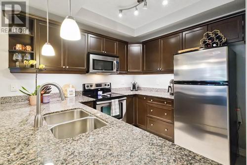 314 - 1030 Coronation Drive, London, ON - Indoor Photo Showing Kitchen With Stainless Steel Kitchen With Double Sink With Upgraded Kitchen