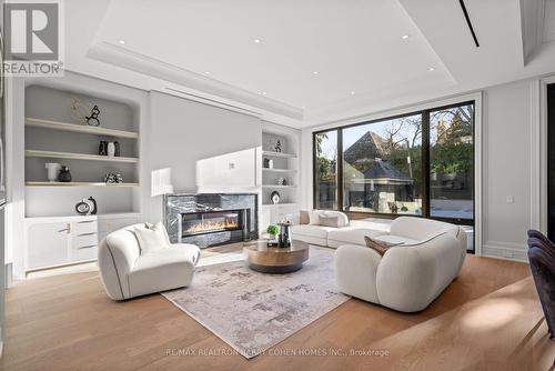 228 Dunvegan Road, Toronto, ON - Indoor Photo Showing Living Room With Fireplace