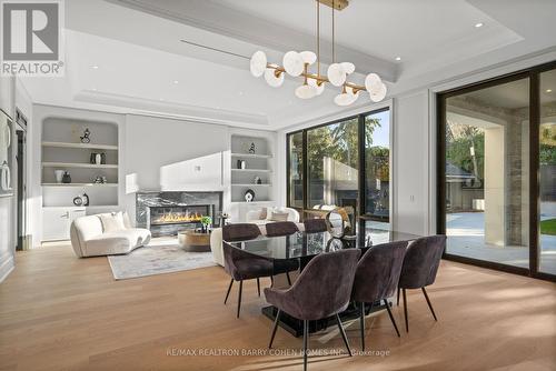 228 Dunvegan Road, Toronto, ON - Indoor Photo Showing Dining Room With Fireplace