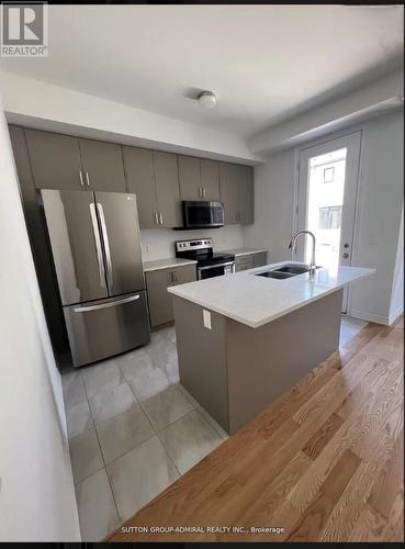 54 Sorbara Way, Whitby, ON - Indoor Photo Showing Kitchen With Stainless Steel Kitchen With Double Sink