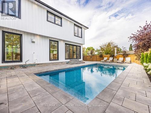 2212 Urwin Crescent, Oakville, ON - Outdoor With In Ground Pool