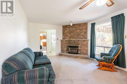 2486 Snowhill Court, Burlington, ON - Indoor Photo Showing Living Room With Fireplace