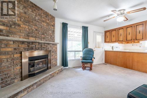 2486 Snowhill Court, Burlington, ON - Indoor Photo Showing Living Room With Fireplace