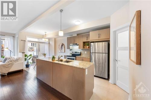 723 Teasel Way, Ottawa, ON - Indoor Photo Showing Kitchen With Stainless Steel Kitchen With Double Sink