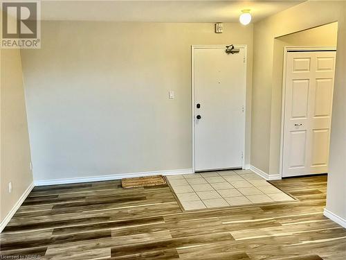 Entrance foyer with hardwood / wood-style flooring - 810 Main Street W Unit# 302, North Bay, ON - Indoor Photo Showing Other Room