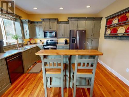 3415 Theodosia Ave, Powell River, BC - Indoor Photo Showing Kitchen With Double Sink