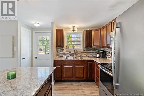 125 Ch Pointe Des Georges, Aldouane, NB - Indoor Photo Showing Kitchen With Double Sink