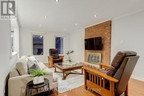 63 Fern Valley Crescent, Richmond Hill, ON - Indoor Photo Showing Living Room With Fireplace