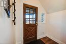 Entryway featuring hardwood / wood-style floors and vaulted ceiling - 5 Kennedy Avenue, Kitchener, ON  - Indoor Photo Showing Other Room 