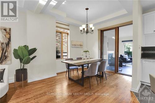 7 Clarey Avenue, Ottawa, ON - Indoor Photo Showing Dining Room With Fireplace