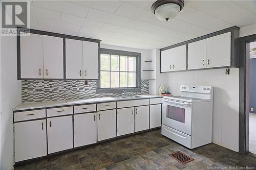 327 Canada Street, Marysville, NB - Indoor Photo Showing Kitchen With Double Sink