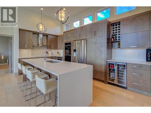 8010 Graystone Drive, Coldstream, BC - Indoor Photo Showing Kitchen With Upgraded Kitchen