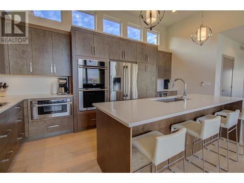 8010 Graystone Drive, Coldstream, BC - Indoor Photo Showing Kitchen With Stainless Steel Kitchen With Upgraded Kitchen